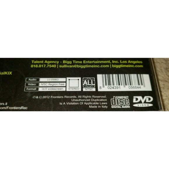 KIX cd/dvd LIVE IN BALTIMORE oop frontiers import funny money steve whiteman - Picture 7 of 9